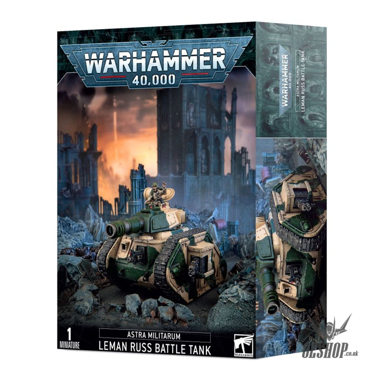 Warhammer 40,000 Astra Militarium: Leman Russ Battle Tank 47-06 Tabletop Wargame