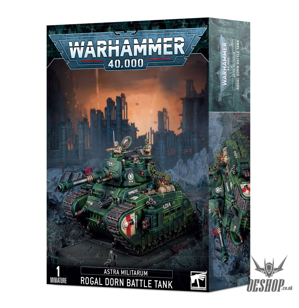 Warhammer 40,000 Astra Militarium: Rogal Dorn Battle Tank 47-31 Tabletop Wargame