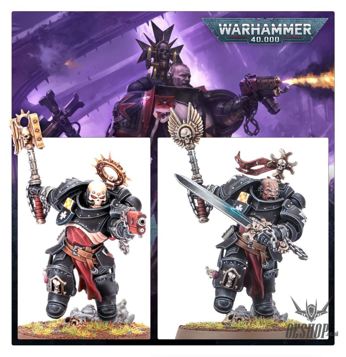 Warhammer 40,000 Black Templars: Execrator 55-50 Tabletop Wargame