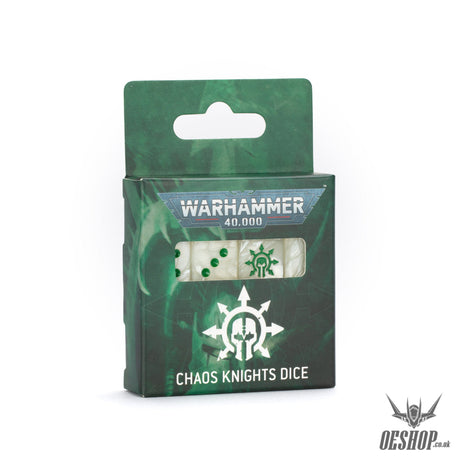 Warhammer 40,000 Chaos Knights: Chaos Knights Dice Set 40-30 Tabletop Wargame