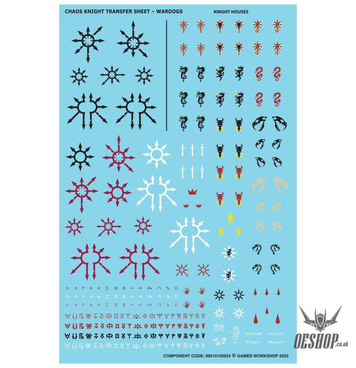 Warhammer 40,000 Chaos Knights: Houndpack Lance Battleforce 43-104 Tabletop Wargame