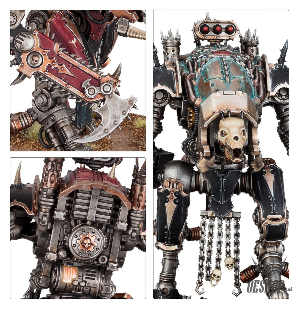 Warhammer 40,000 Chaos Knights: Houndpack Lance Battleforce 43-104 Tabletop Wargame