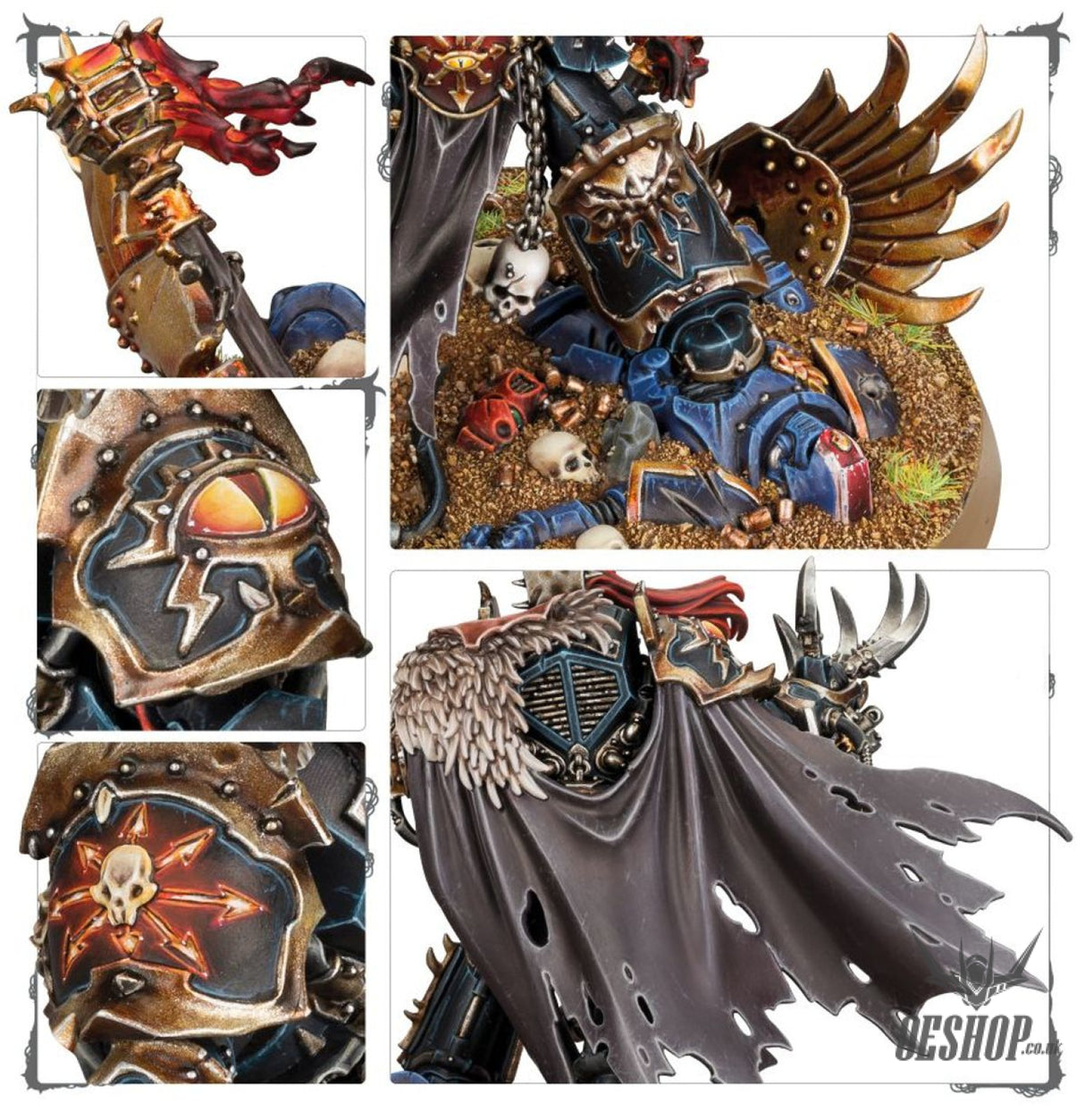 Warhammer 40,000 Chaos Space Marines: Abaddon the Despoiler 43-60 Tabletop Wargame