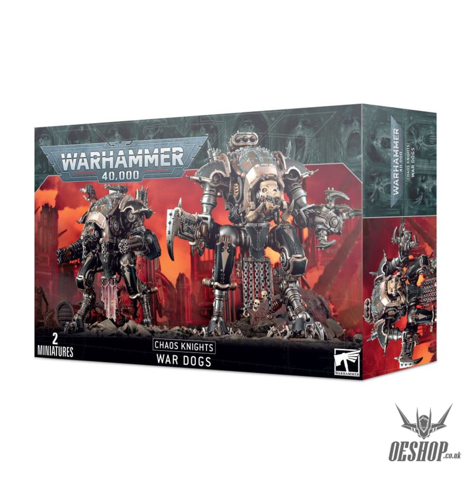 Warhammer 40,000 Chaos Space Marines: Chaos Knights - War dog Karnivores 43-64 Tabletop Wargame