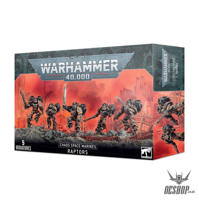 Warhammer 40,000 Chaos Space Marines: Raptors 43-13 Tabletop Wargame