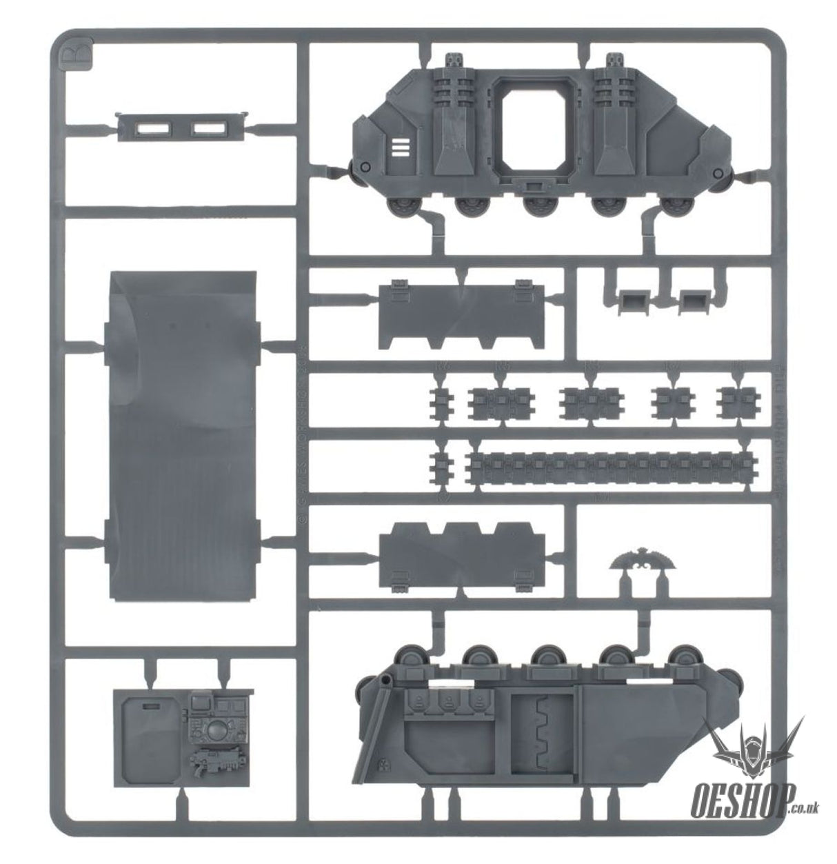 Warhammer 40,000 Chaos Space Marines: Chaos Rhino 43-11 Tabletop Wargame