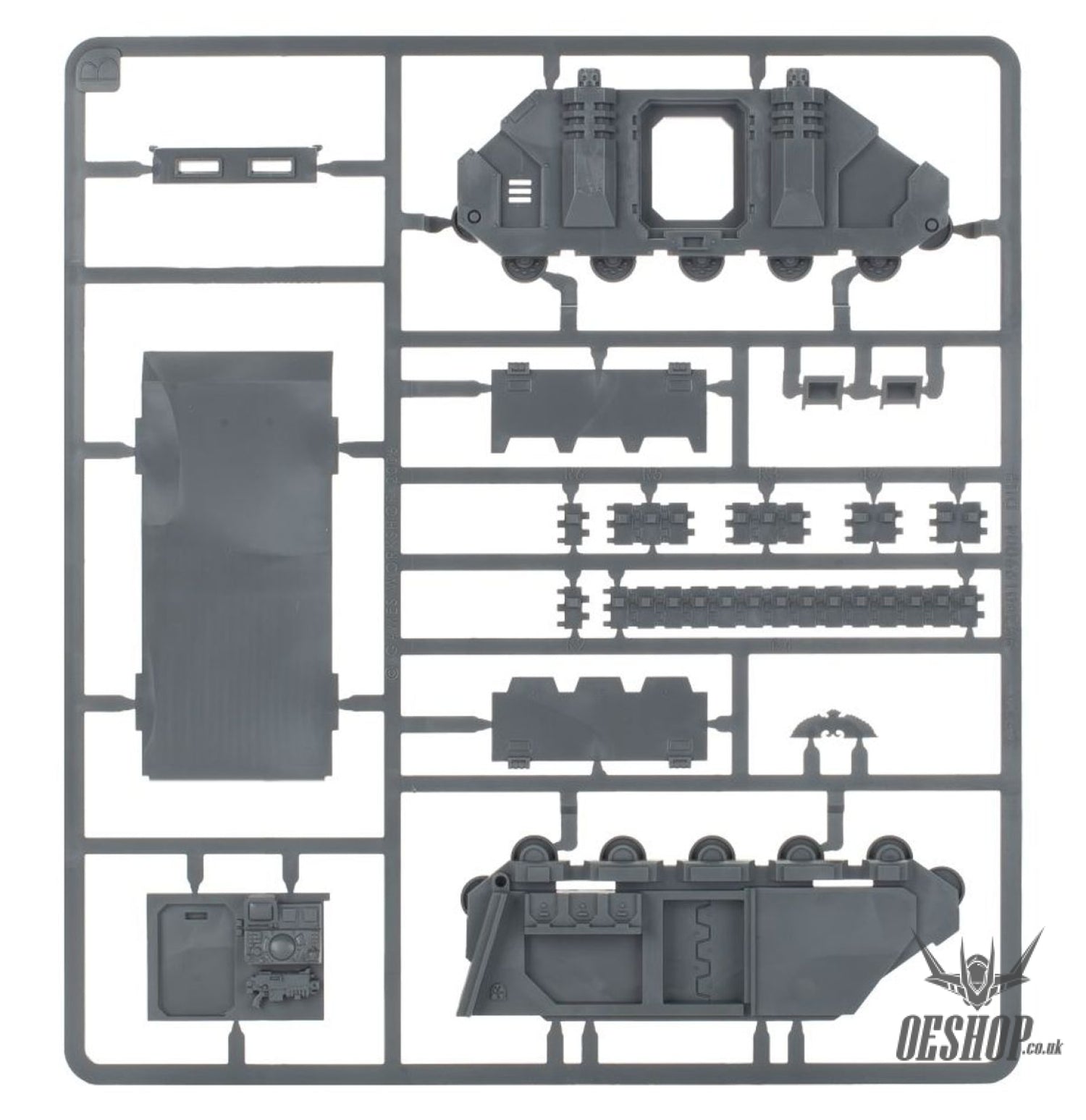 Warhammer 40,000 Chaos Space Marines: Chaos Rhino 43-11 Tabletop Wargame