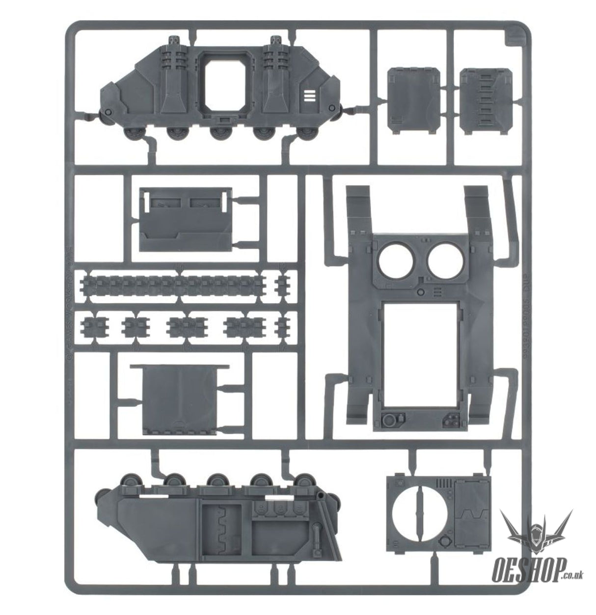 Warhammer 40,000 Chaos Space Marines: Chaos Rhino 43-11 Tabletop Wargame