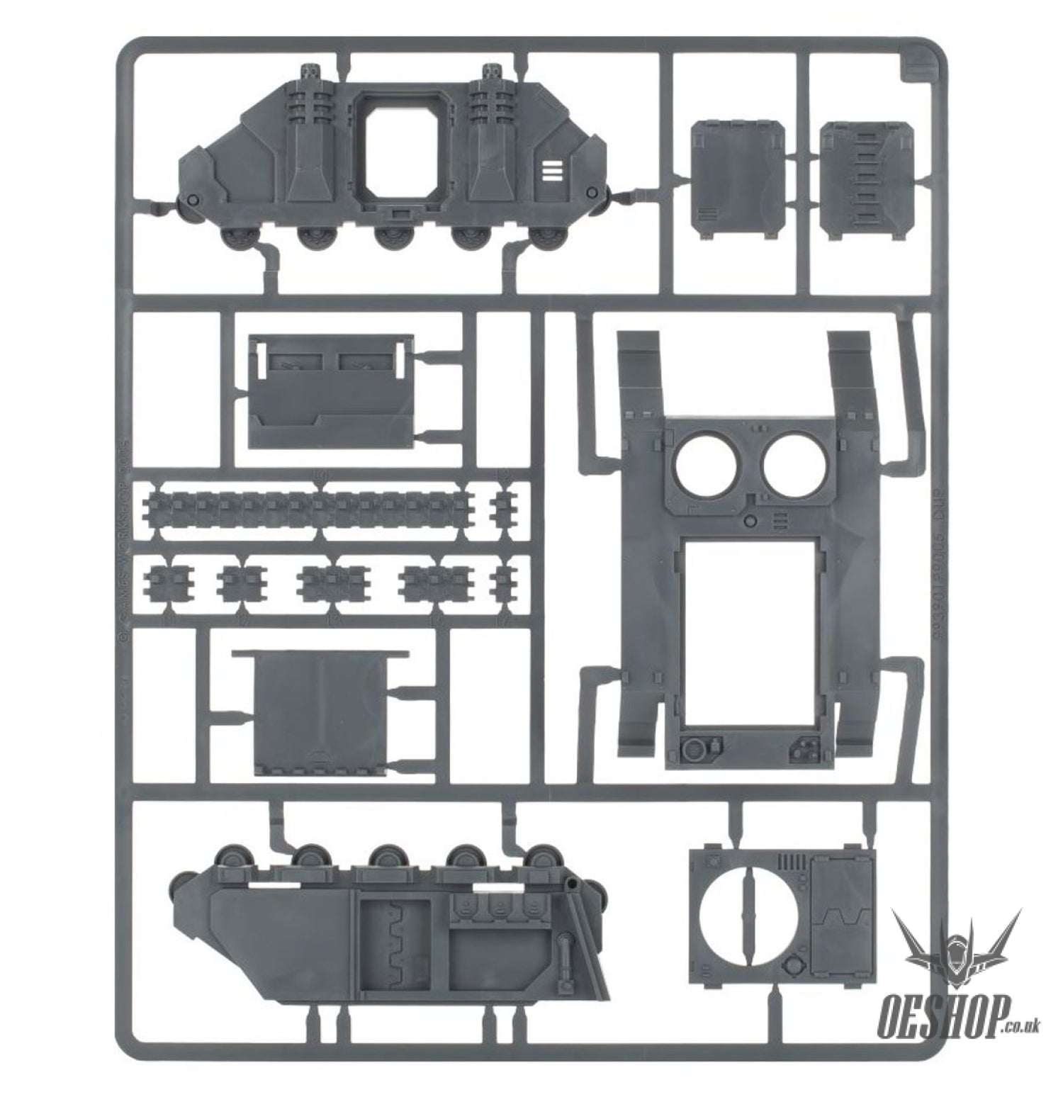 Warhammer 40,000 Chaos Space Marines: Chaos Rhino 43-11 Tabletop Wargame