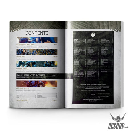 Warhammer 40,000 Codex: Space Marines (English) 48-01 Tabletop Wargame