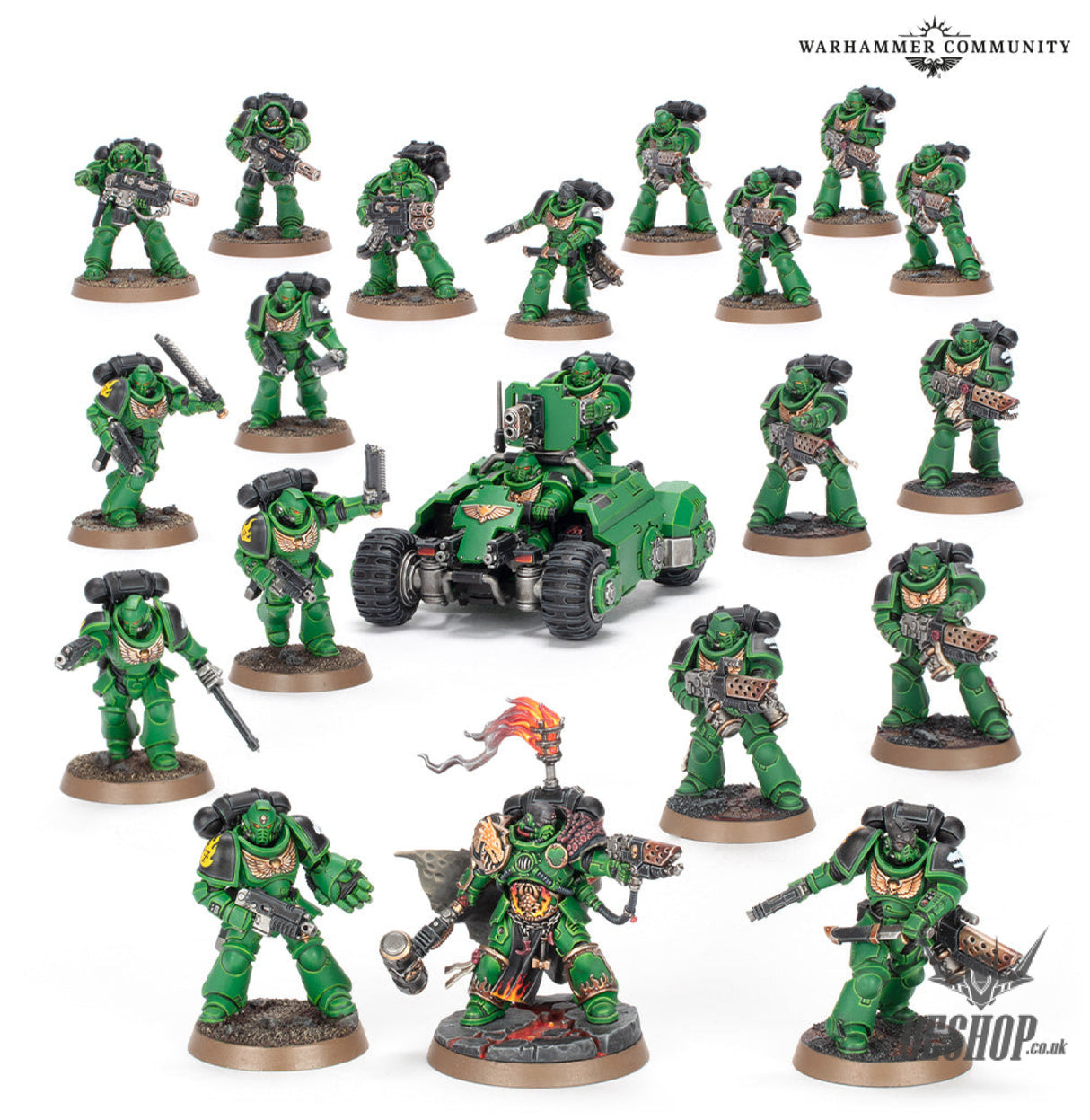 Warhammer 40,000 Combat Patrol: Salamanders 73-552 Tabletop Wargame