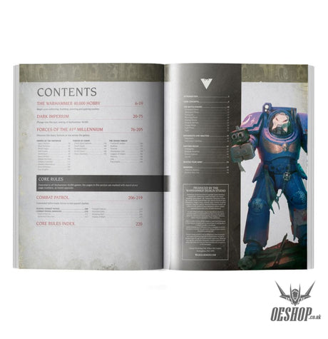 Warhammer 40,000 Core Rulebook 40-02 Tabletop Wargame