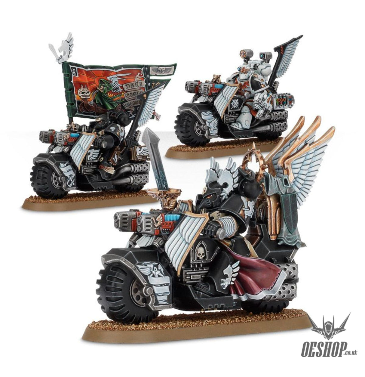 Warhammer 40,000 Dark Angels: Ravenwing Command Squad 44-11 Tabletop Wargame