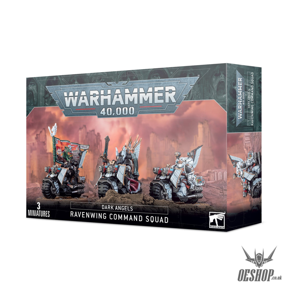 Warhammer 40,000 Dark Angels: Ravenwing Command Squad 44-11 Tabletop Wargame