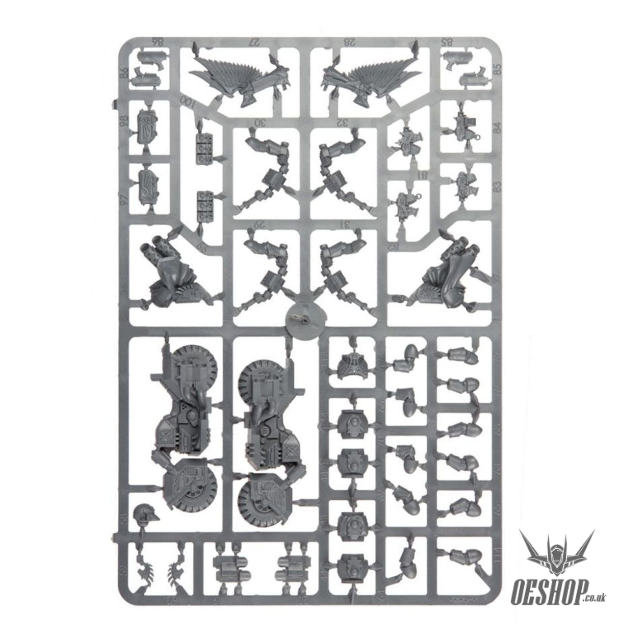 Warhammer 40,000 Dark Angels: Ravenwing Command Squad 44-11 Tabletop Wargame