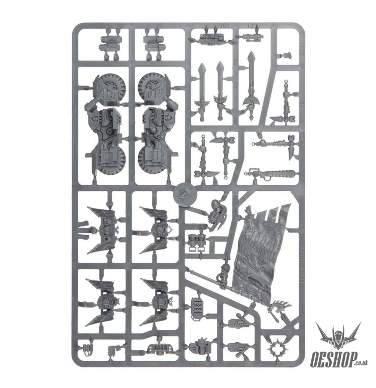 Warhammer 40,000 Dark Angels: Ravenwing Command Squad 44-11 Tabletop Wargame