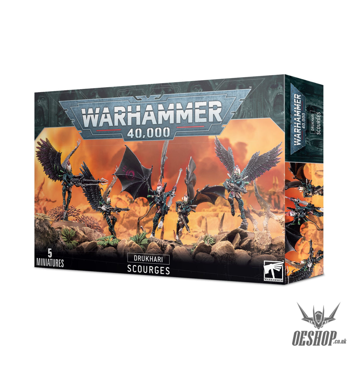 Warhammer 40,000 Dark Eldar: Drukhari Scourges 45-16 Tabletop Wargame
