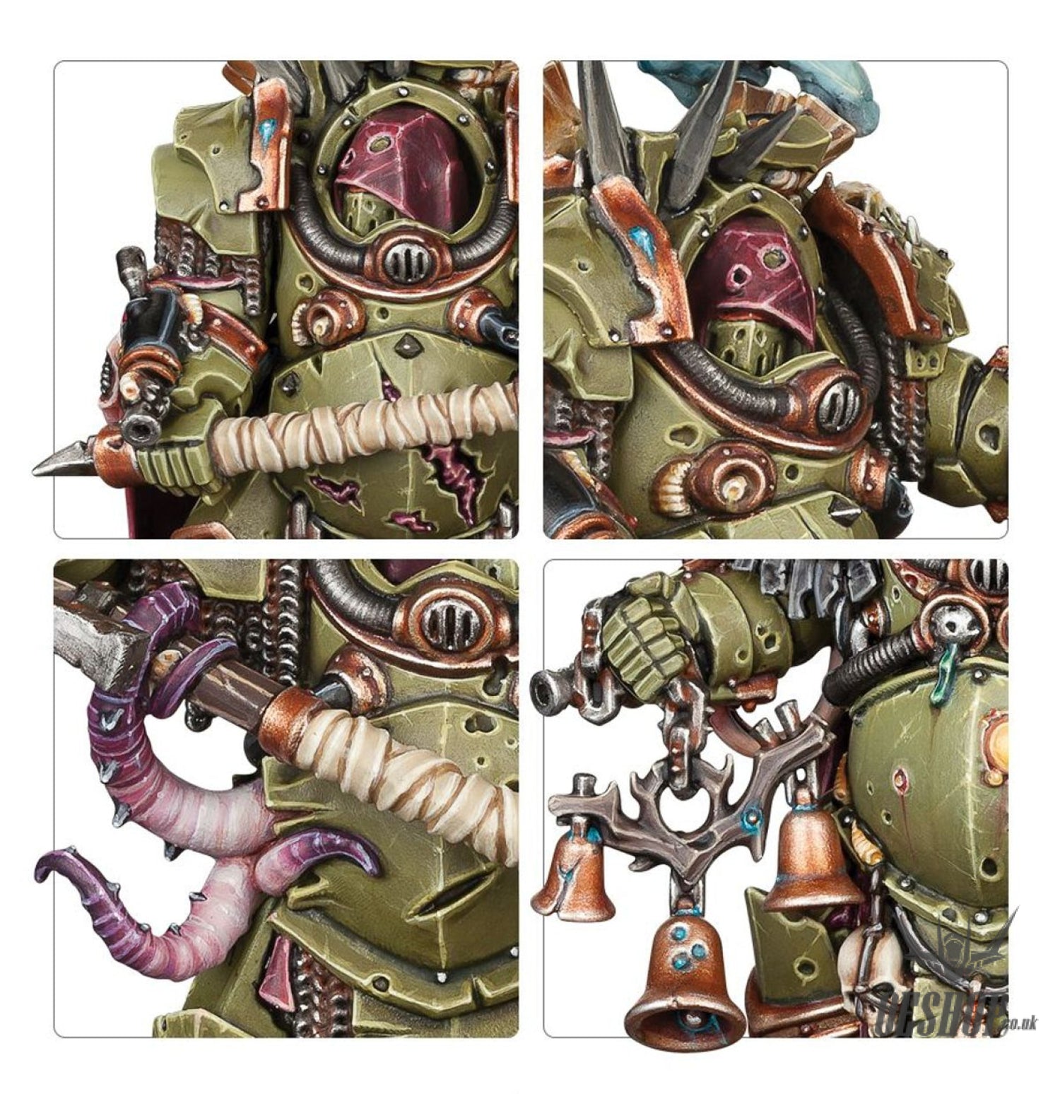 Warhammer 40,000 Death Guard: Deathshroud Bodyguard 43-50 Tabletop Wargame