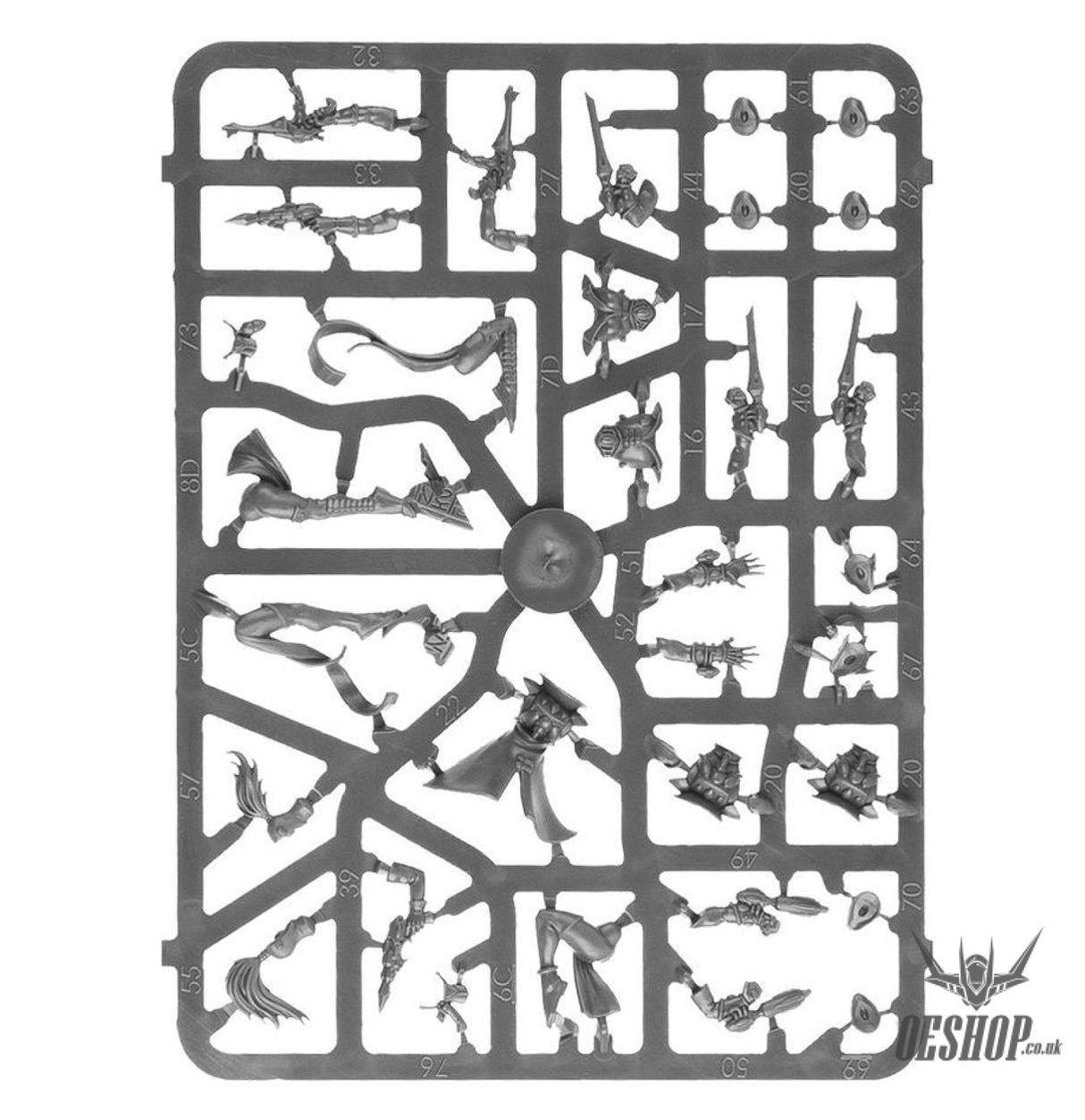 Warhammer 40,000 Eldar: Harlequin Troupe 58-10 Tabletop Wargame