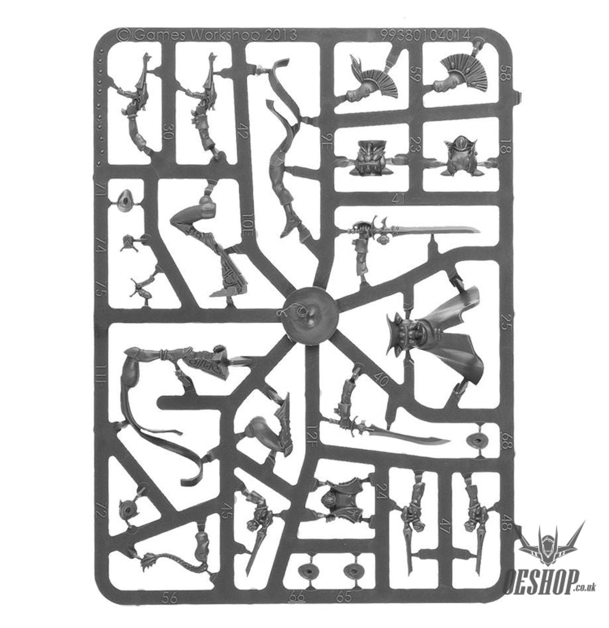 Warhammer 40,000 Eldar: Harlequin Troupe 58-10 Tabletop Wargame