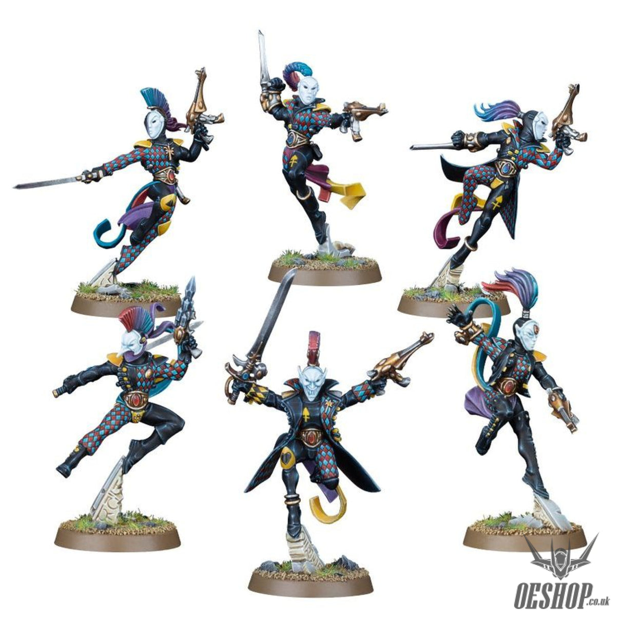 Warhammer 40,000 Eldar: Harlequin Troupe 58-10 Tabletop Wargame