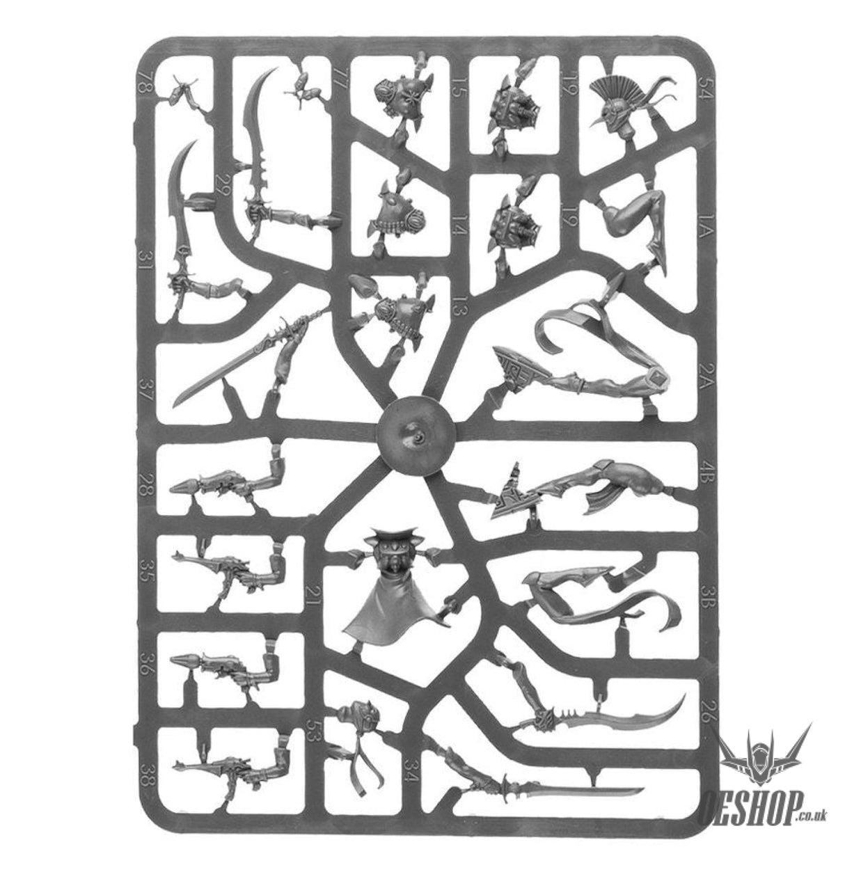 Warhammer 40,000 Eldar: Harlequin Troupe 58-10 Tabletop Wargame