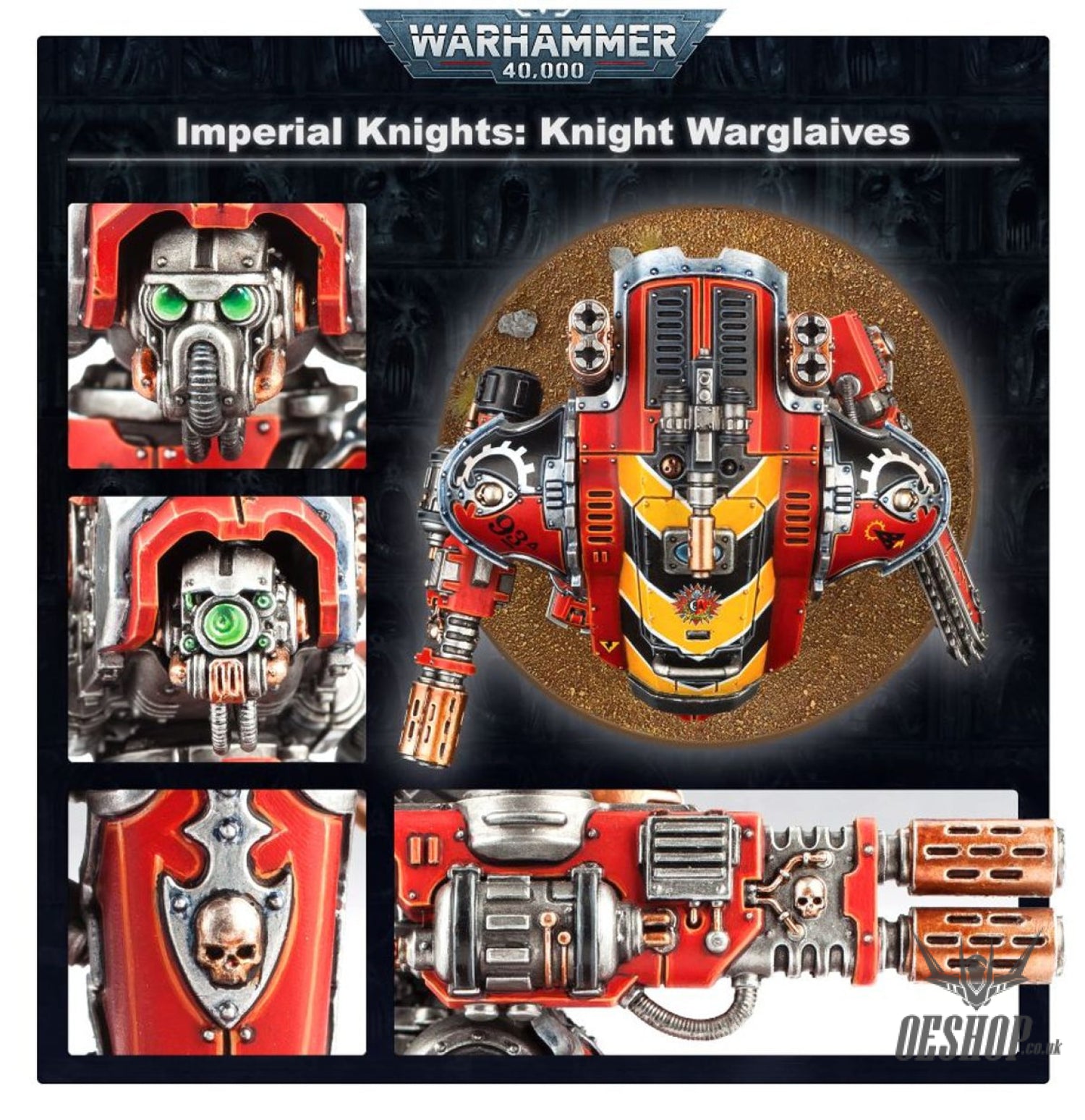Warhammer 40,000 Imperial Knights: Knight Armigers 54-20 Tabletop Wargame