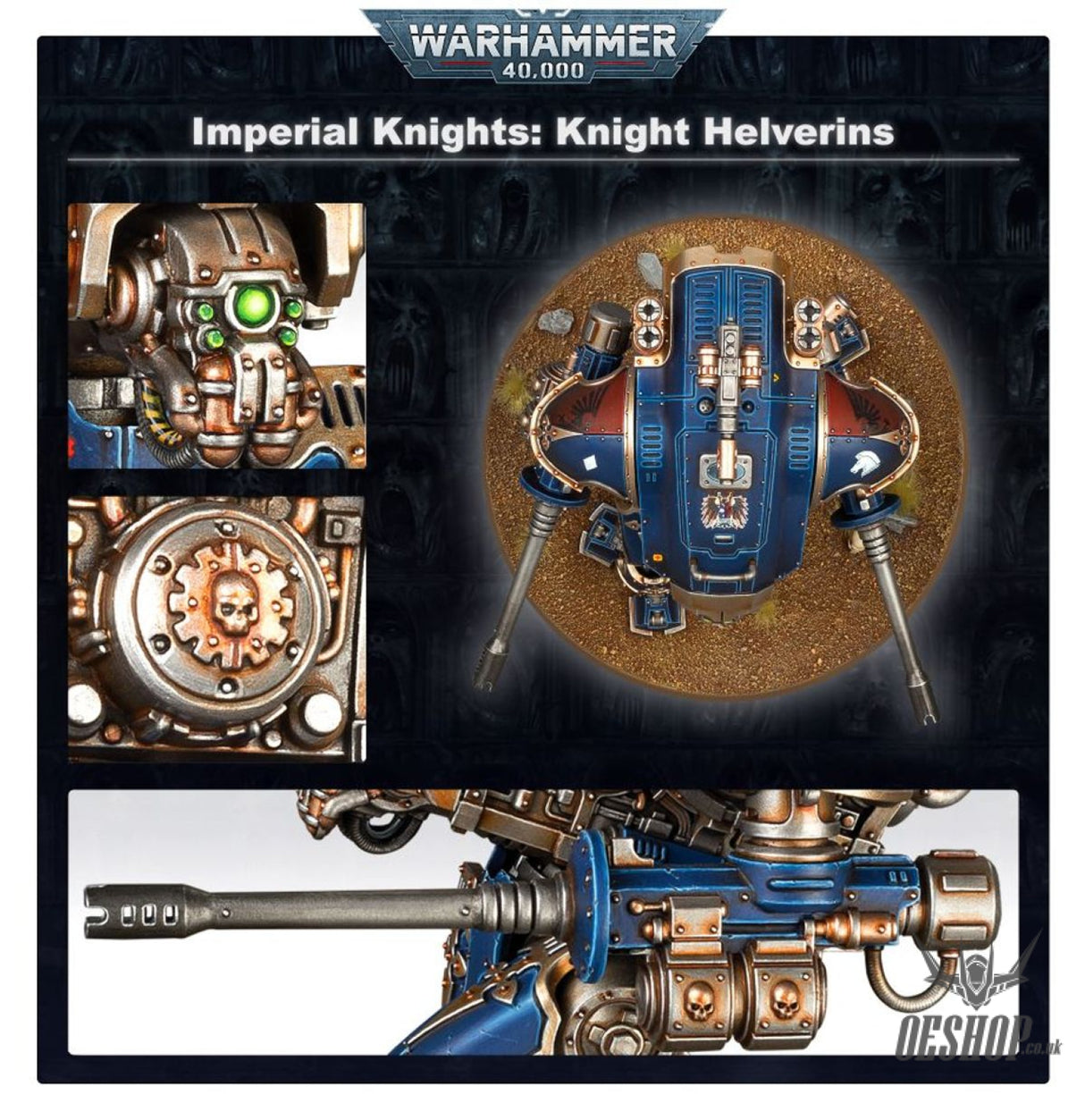 Warhammer 40,000 Imperial Knights: Knight Armigers 54-20 Tabletop Wargame