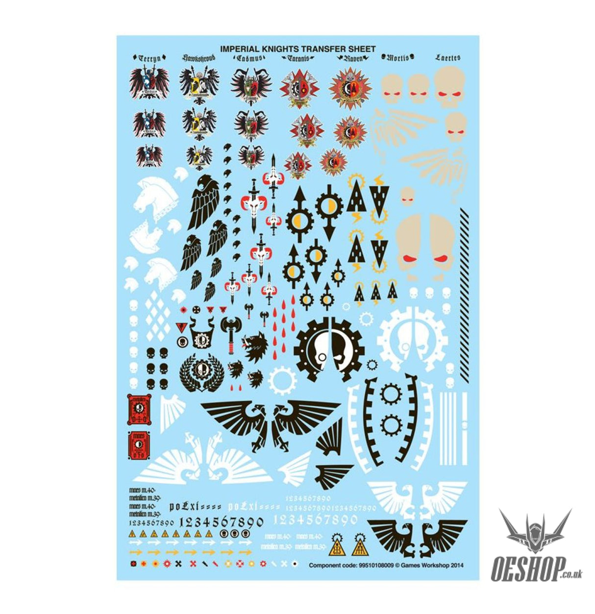 Warhammer 40,000 Imperial Knights: Knight Questoris 54-15 Tabletop Wargame