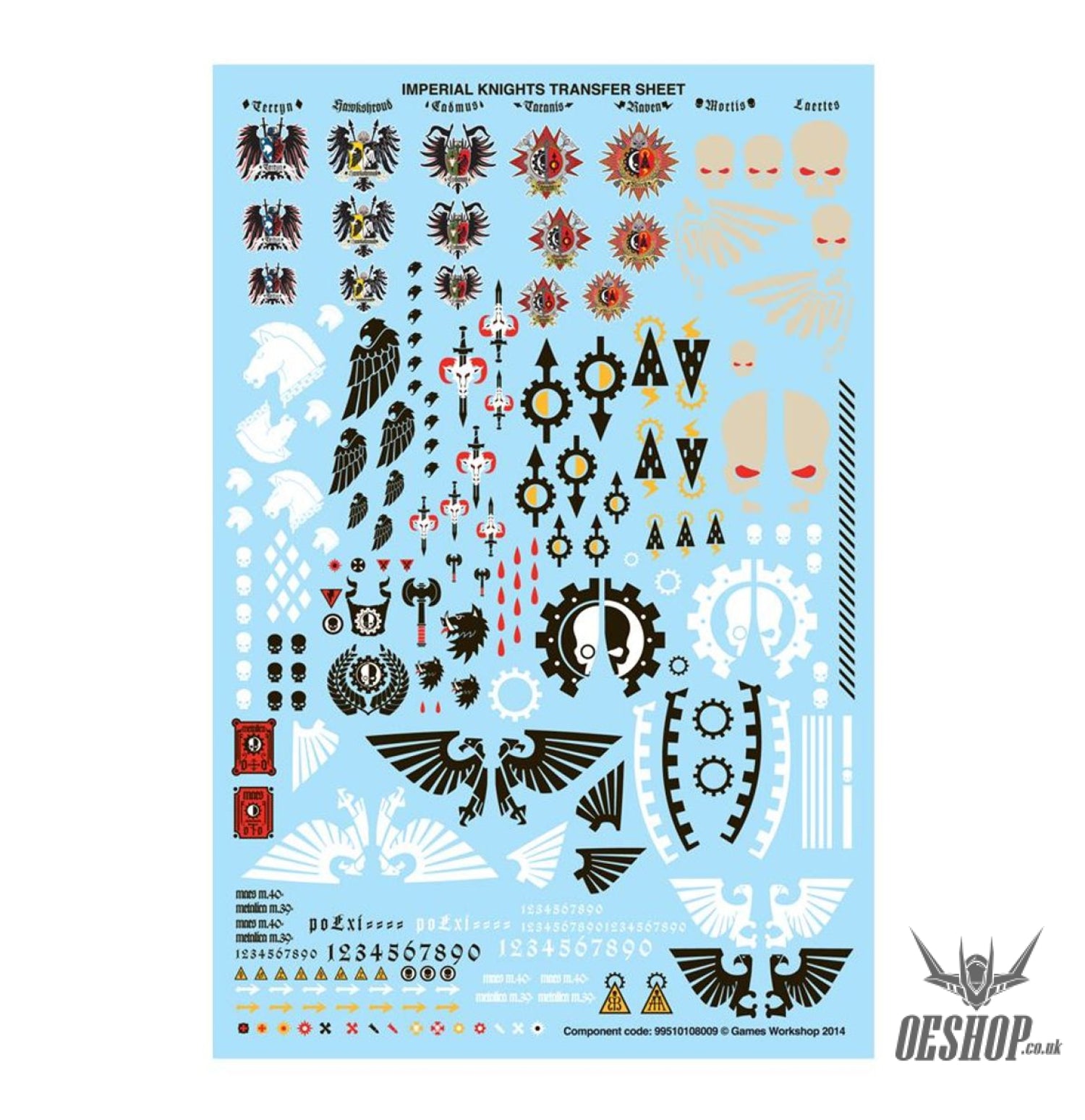 Warhammer 40,000 Imperial Knights: Knight Questoris 54-15 Tabletop Wargame