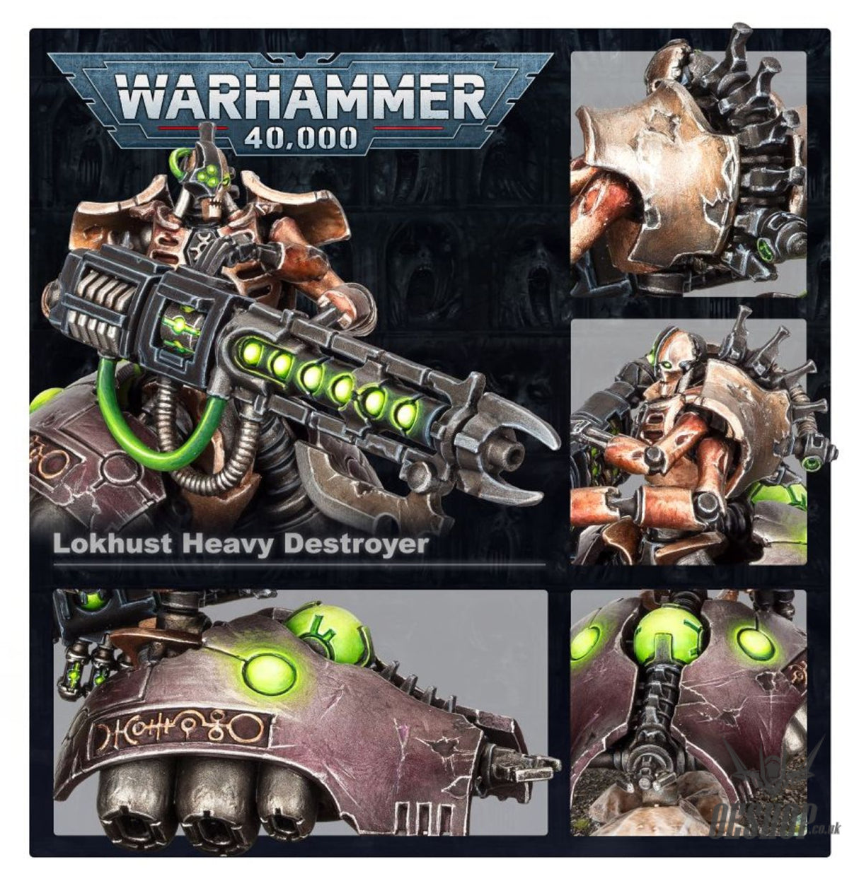 Warhammer 40,000 Necrons: Lokhust Heavy Destroyer 49-28 Tabletop Wargame