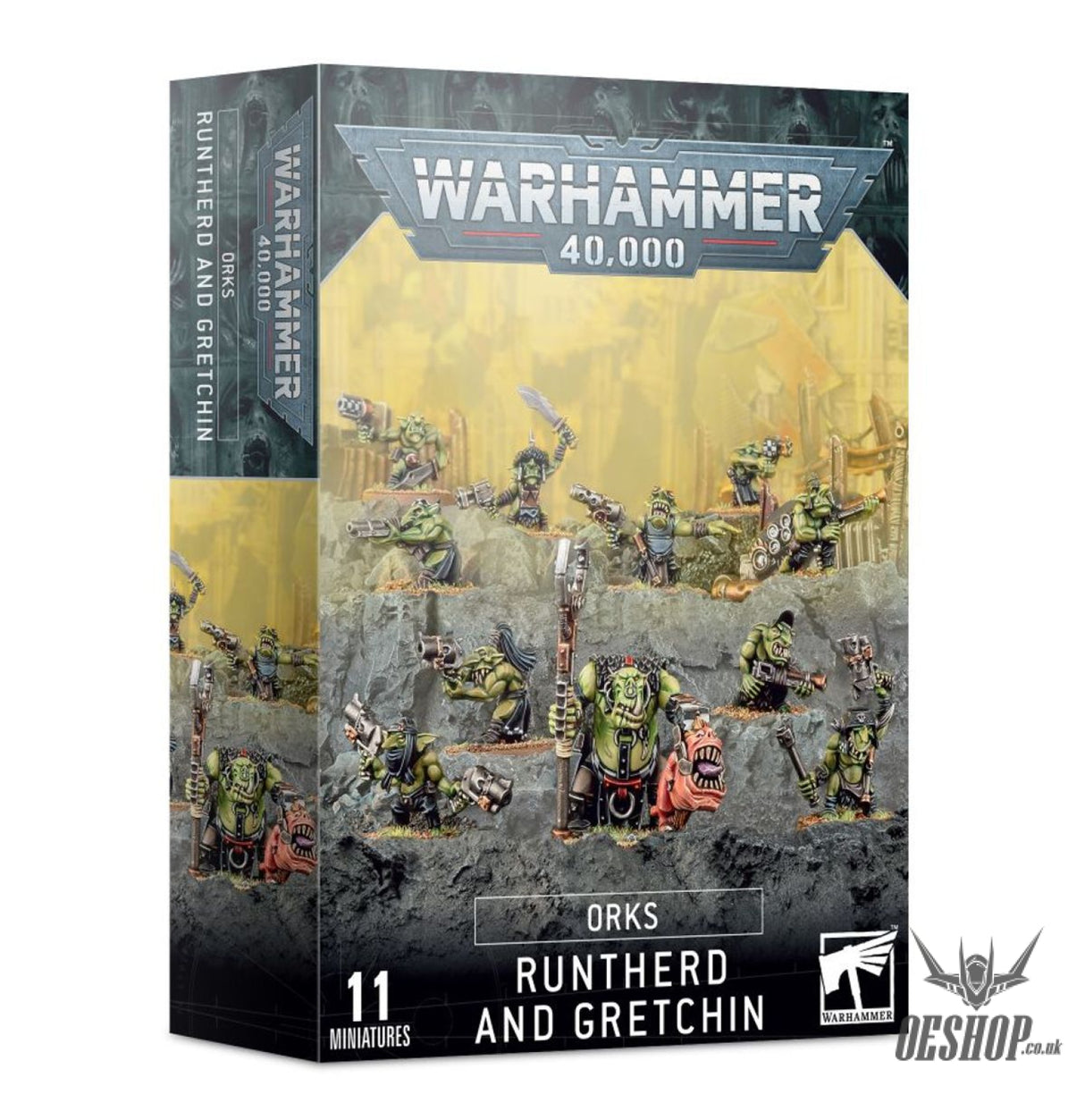 Warhammer 40,000 Orks: Runtherd and Gretchin 50-16 Tabletop Wargame