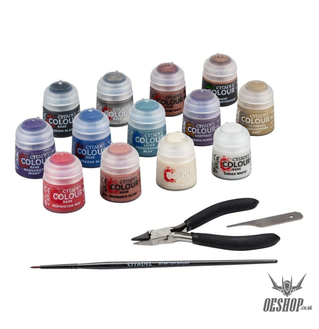Warhammer 40,000 Paint Set: Paint set + Tools 60-12 Painting Consumables