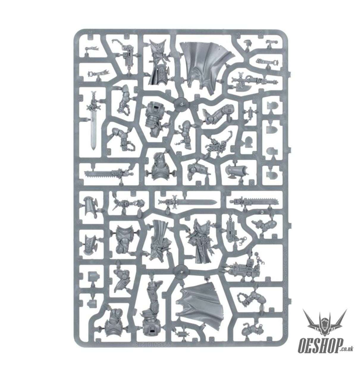 Warhammer 40,000 Space Marines: Black Templars Sword Brethren 55-43 Tabletop Wargame