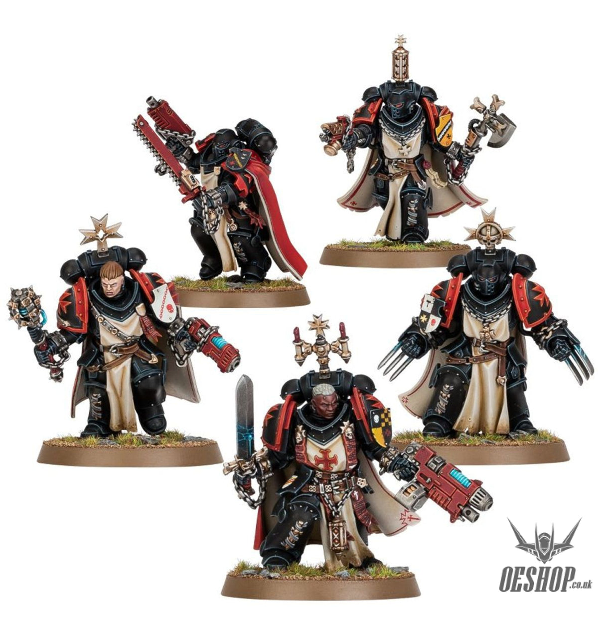 Warhammer 40,000 Space Marines: Black Templars Sword Brethren 55-43 Tabletop Wargame