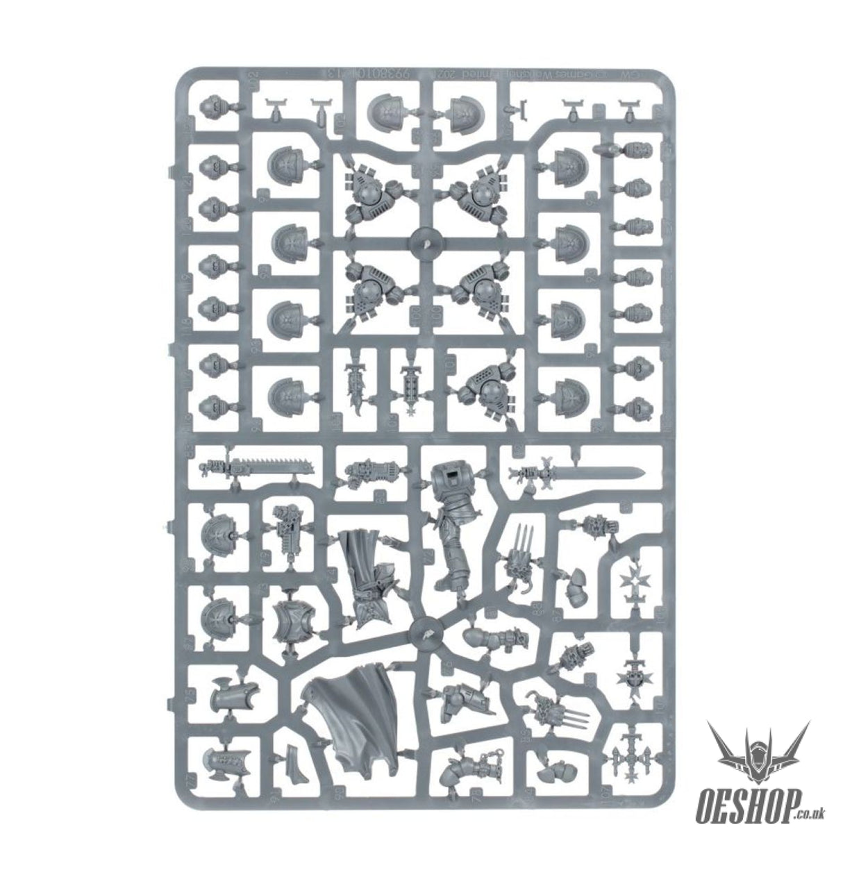 Warhammer 40,000 Space Marines: Black Templars Sword Brethren 55-43 Tabletop Wargame