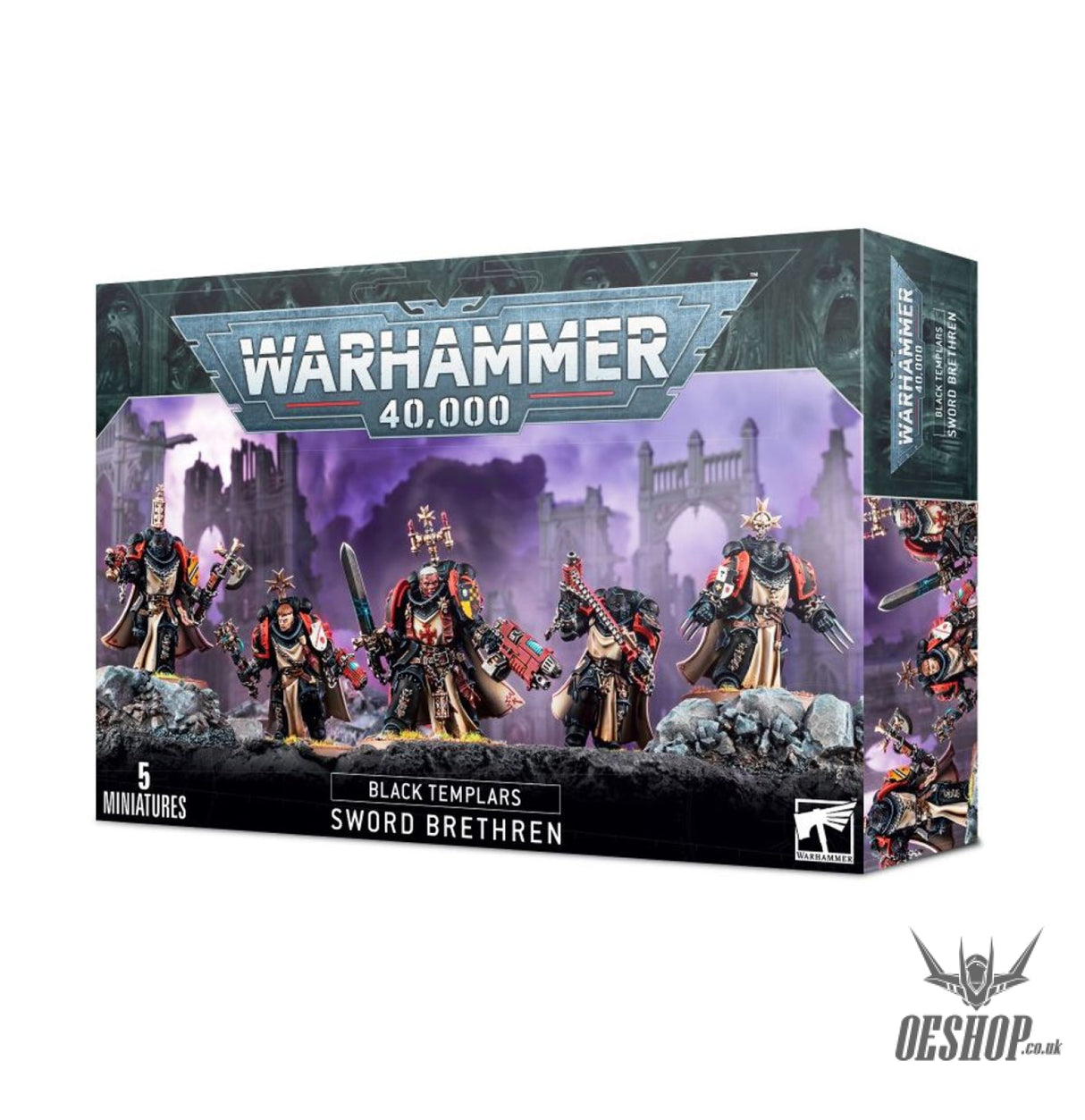 Warhammer 40,000 Space Marines: Black Templars Sword Brethren 55-43 Tabletop Wargame