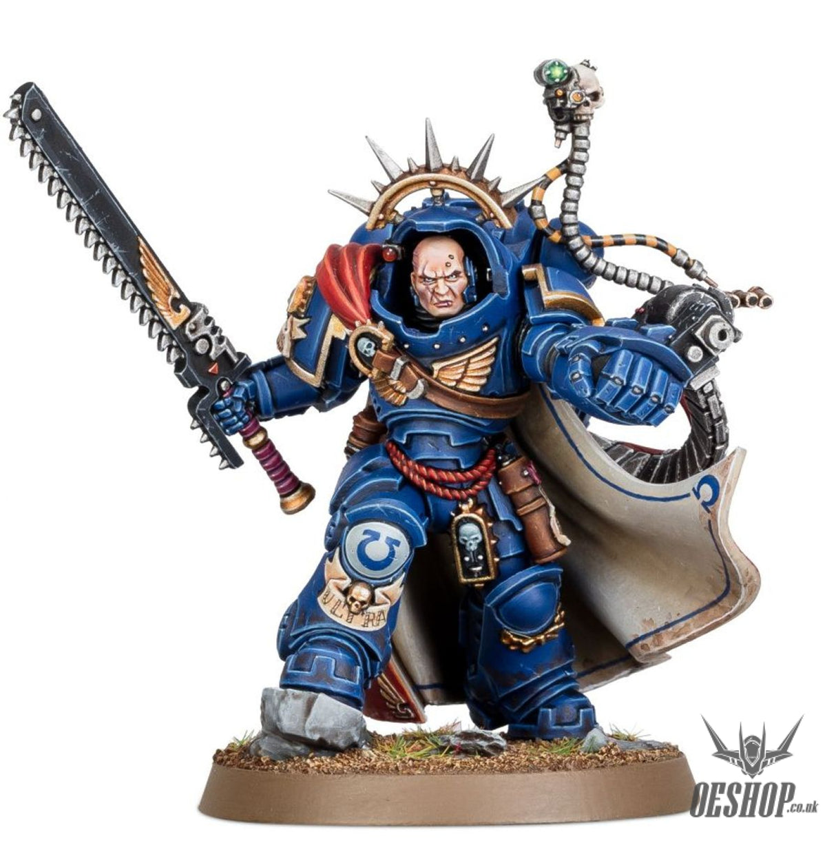 Warhammer 40,000 Space Marines: Captain in Gravis Armour 48-70 Tabletop Wargame