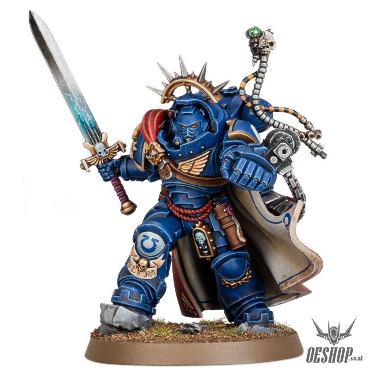 Warhammer 40,000 Space Marines: Captain in Gravis Armour 48-70 Tabletop Wargame