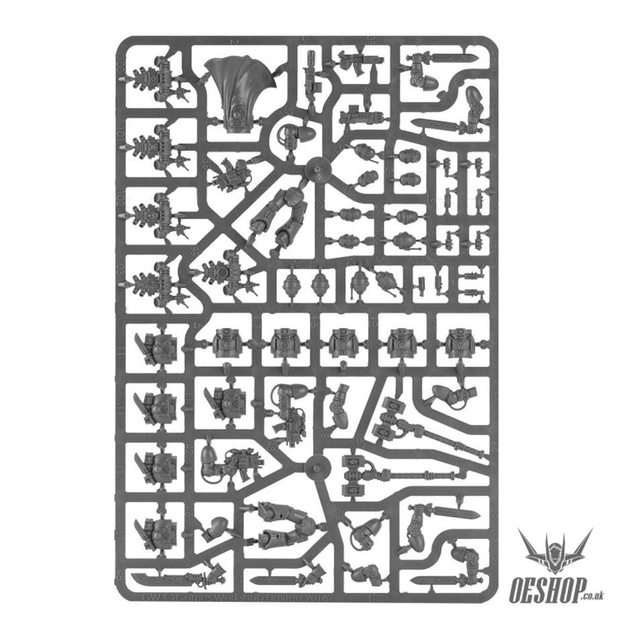 Warhammer 40,000 Space Marines: Deathwatch Veterans 39-10 Tabletop Wargame