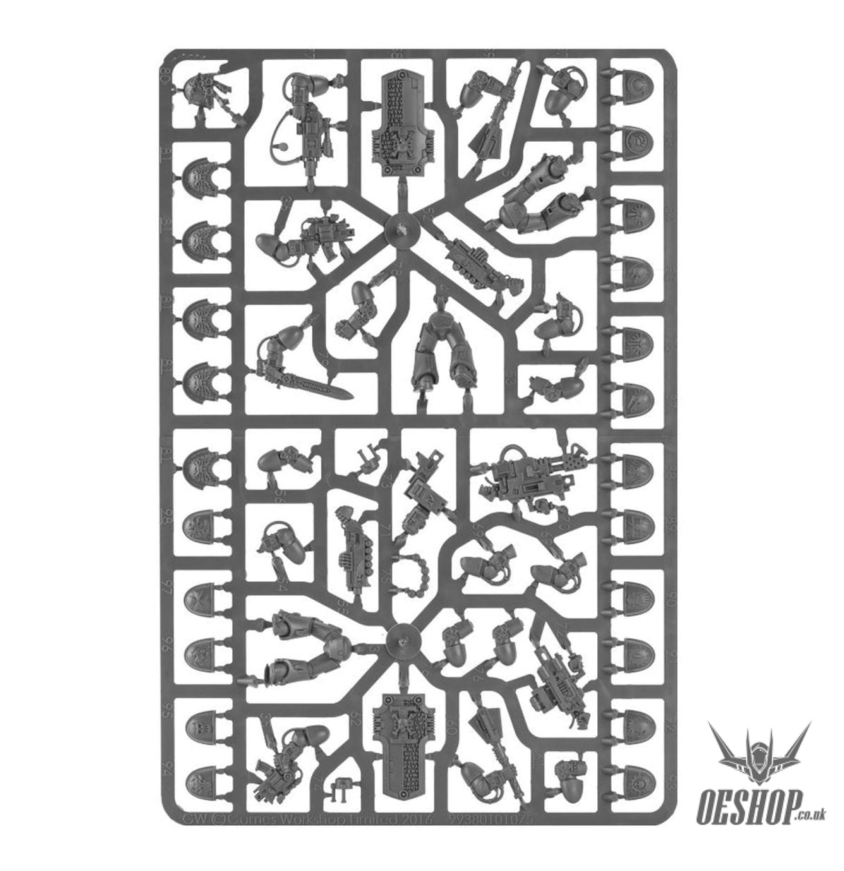 Warhammer 40,000 Space Marines: Deathwatch Veterans 39-10 Tabletop Wargame