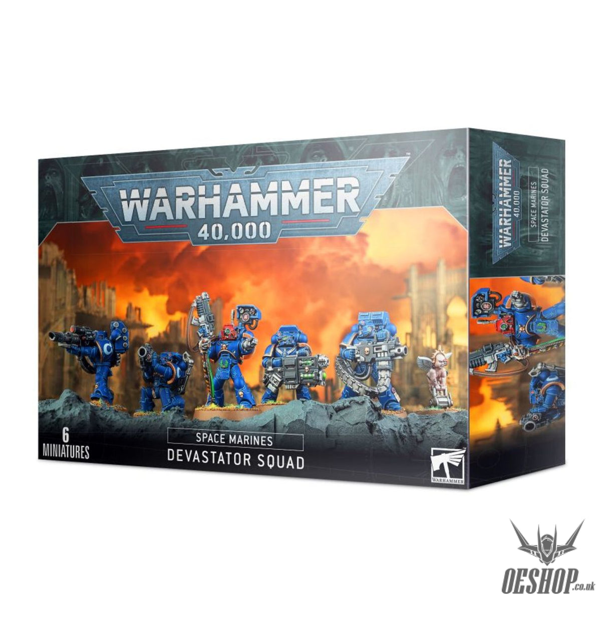 Warhammer 40,000 Space Marines: Devastator Squad 48-15 Tabletop Wargame