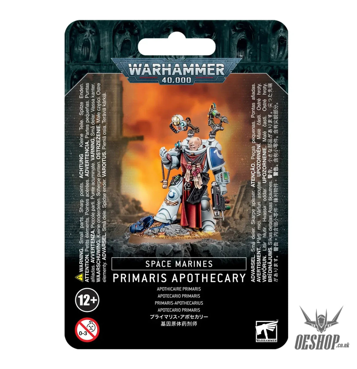 Warhammer 40,000 Space Marines: Primaris Apothecary 48-60 Tabletop Wargame