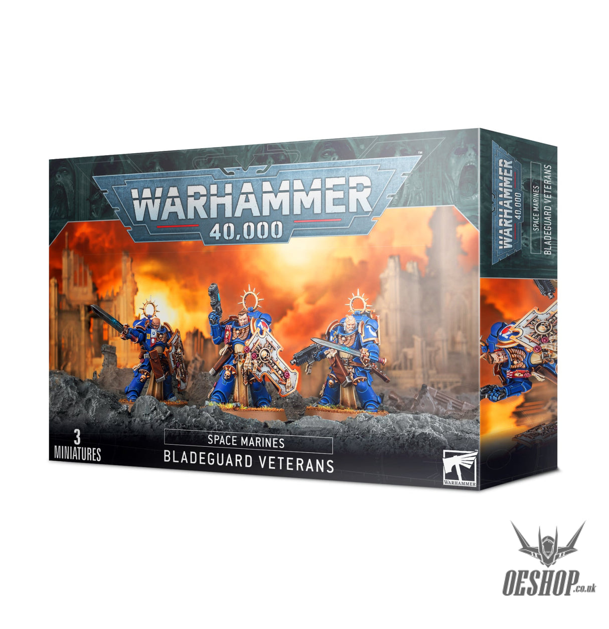 Warhammer 40,000 Space Marines: Primaris Bladeguard Veterans 48-44 Tabletop Wargame