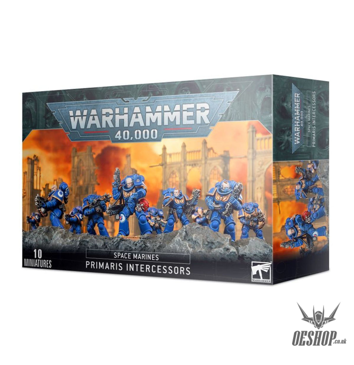 Warhammer 40,000 Space Marines: Primaris Intercessors 48-75 Tabletop Wargame
