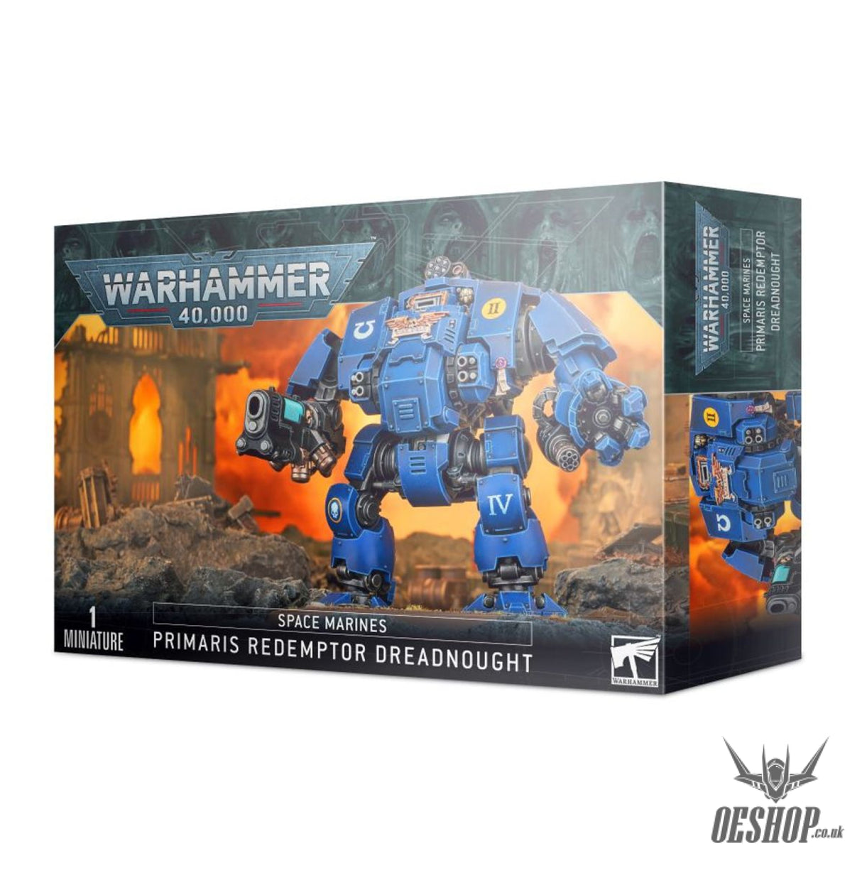 Warhammer 40,000 Space Marines: Primaris Redemptor Dreadnought 48-77 Tabletop Wargame