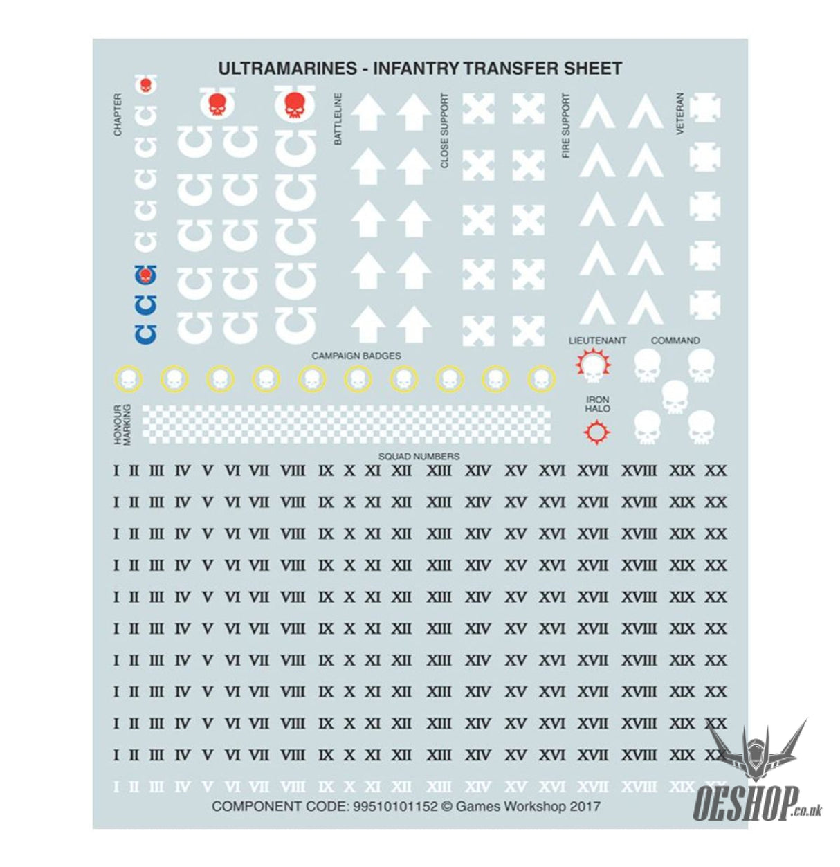 Warhammer 40,000 Space Marines: Primaris Reivers 48-71 Tabletop Wargame