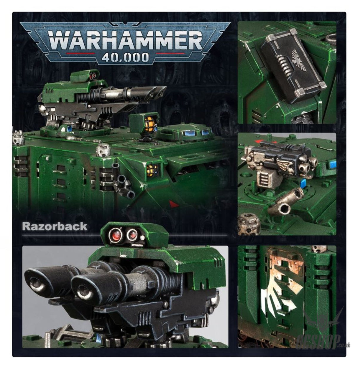Warhammer 40,000 Space Marines: Razorback 48-21 Tabletop Wargame