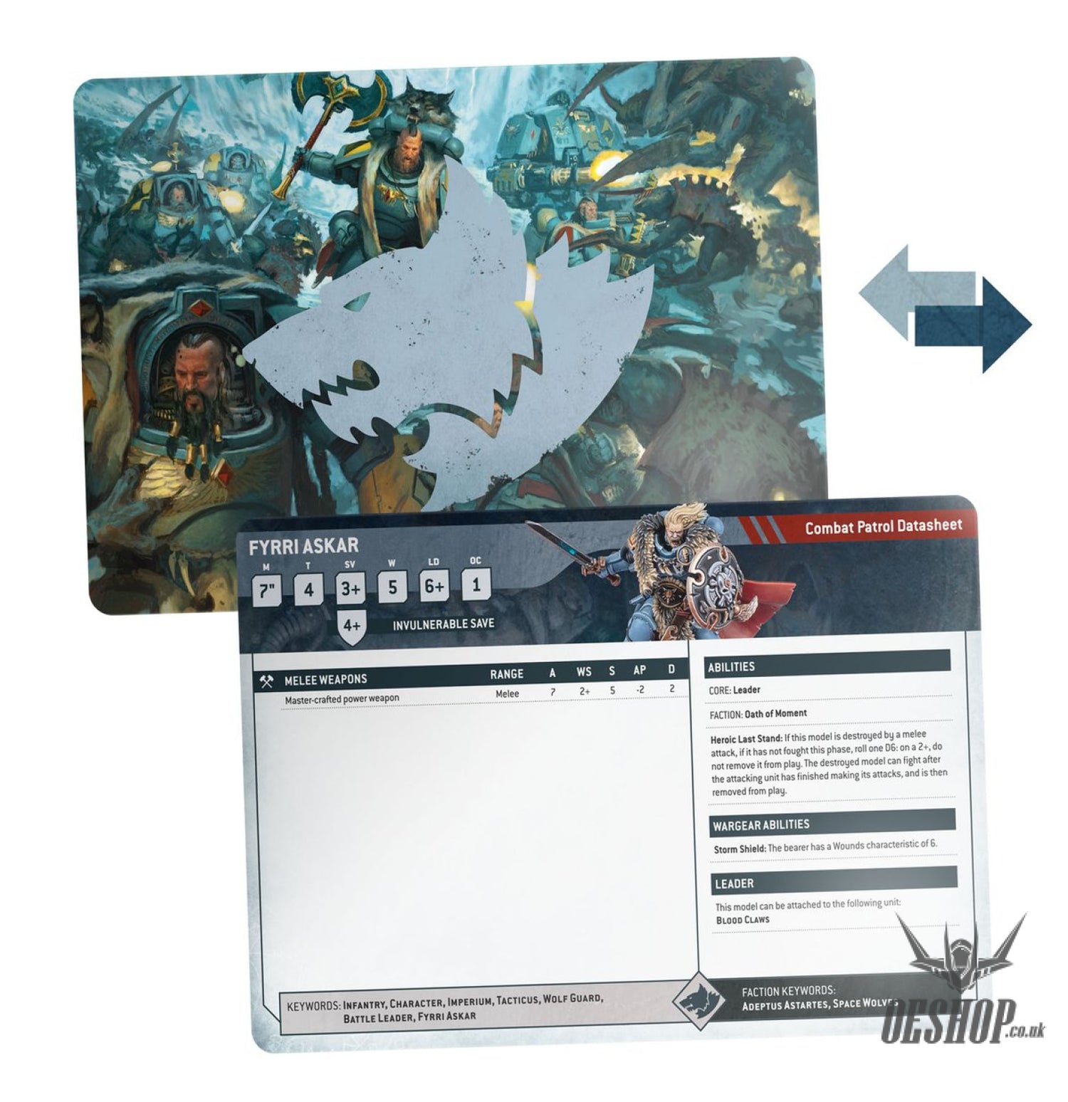 Warhammer 40,000 Space Wolves: Space Wolves Army Set - English 53-33 Tabletop Wargame