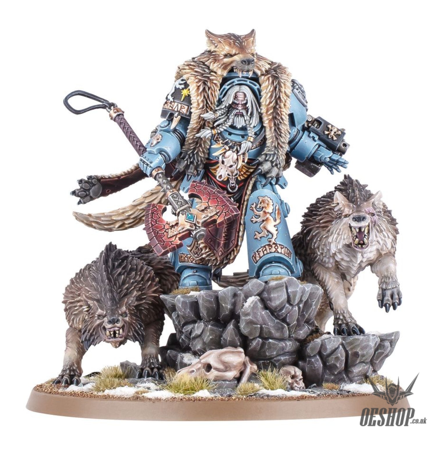 Warhammer 40,000 Space Wolves: Logan Grimnar 53-28 Tabletop Wargame